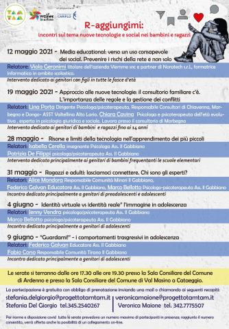 PROGETTO TAM  TAM- CORSO  PER GENITORI 